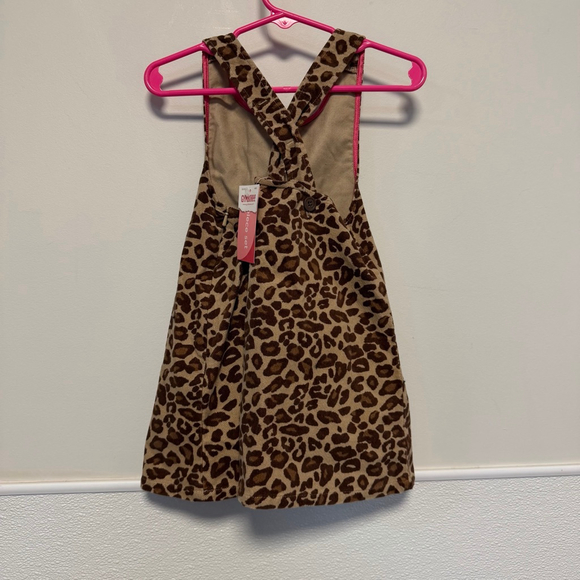 Girls Gymboree Leopard Print Casual Dress 18-24 Months Brown New NWT bloomers - Picture 2 of 14